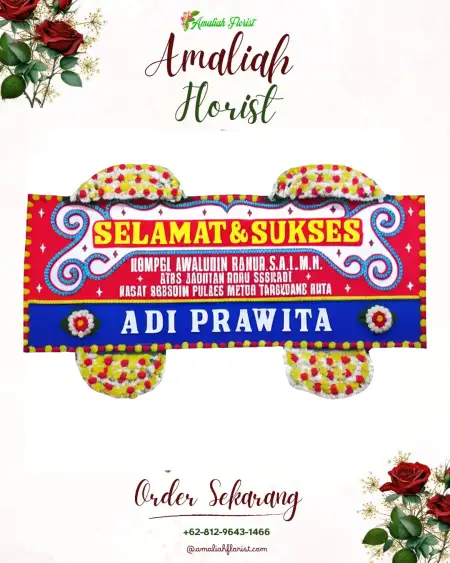 Papan Bunga Ucapan Selamat Ngambeg